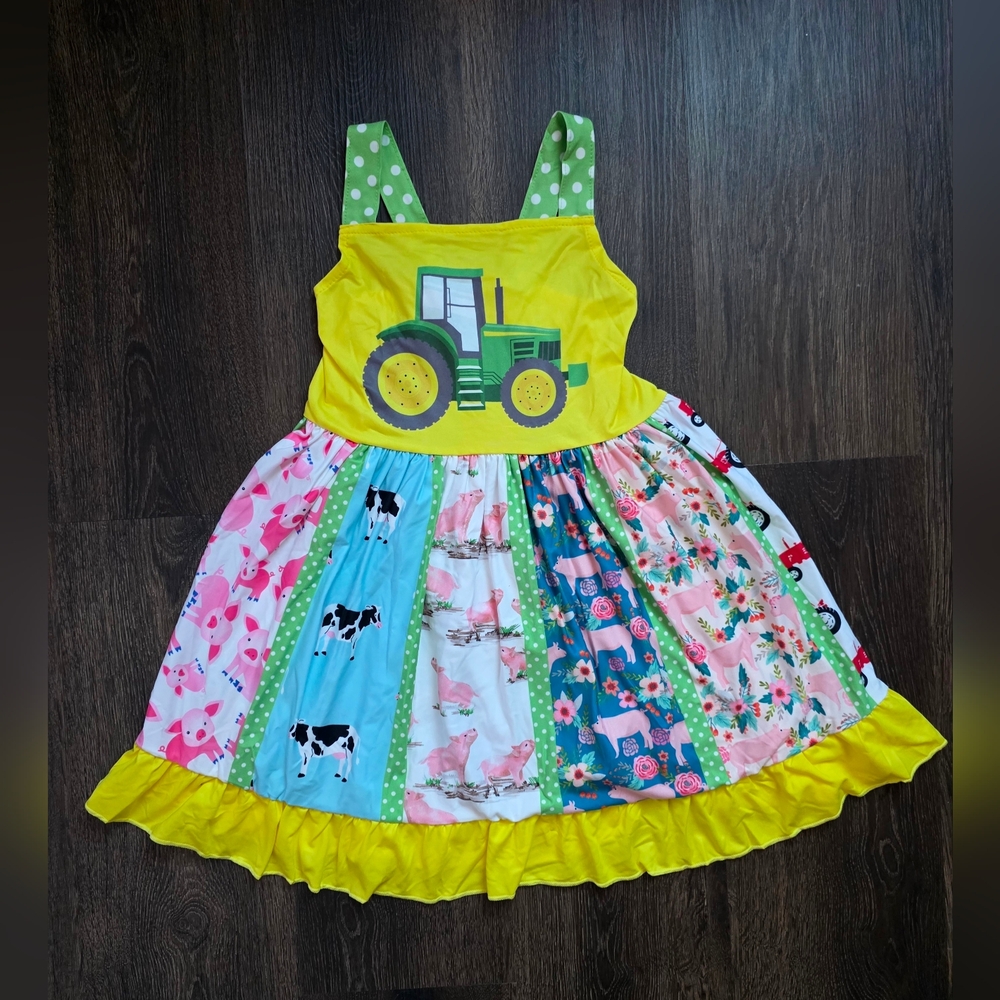 Farm boutique style twirly dress